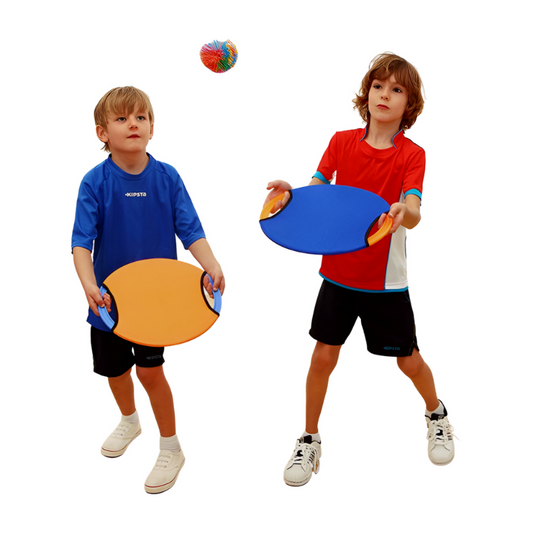 2x Bouncy Discs Paddle Ball Spel