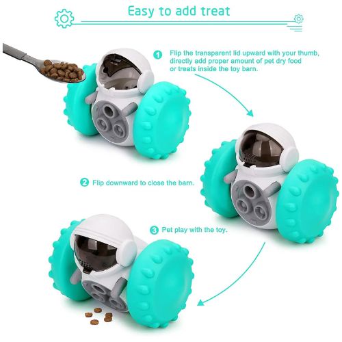 Pet Treat Dispenser Toy - Slim Speelgoed voor Slimme Huisdieren