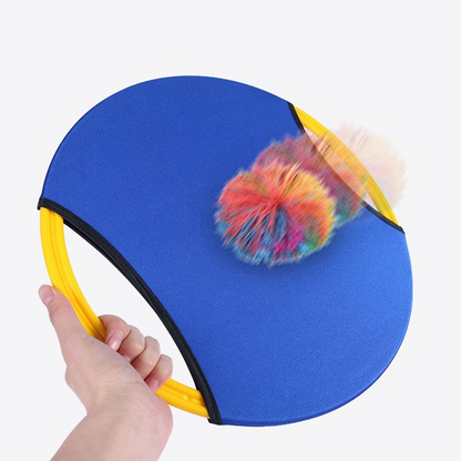 2x Bouncy Discs Paddle Ball Spel