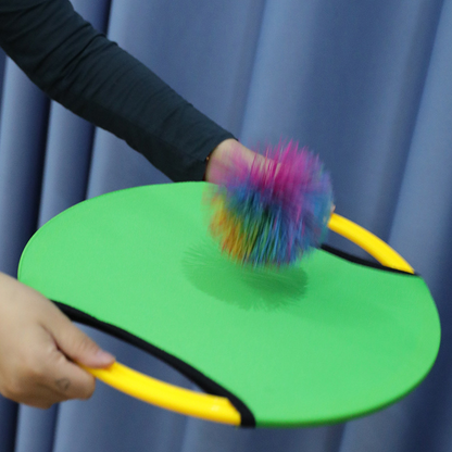 2x Bouncy Discs Paddle Ball Spel